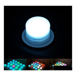 أضواء تحت الماء LED LED FURNITION LEGHTING BUTTIONE BB RGB التحكم عن بُعد IP68 IP68 SWOMMING BOOW