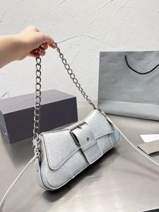 Cross-body Bag alligator pr￤glade svart silverf￤rg enskild axel original kvinnans v￤ska 3 f￤rger 5a kvalitet