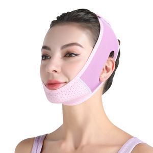 Återanvändbar V -linjelyftmask Dubbelhaka Reducer Hakband Face Beltlyft och dra åt ansiktet