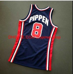 Niestandardowe mężczyźni Młodzież Kobiety Vintage Scottie Pippen Mitchell Ness 92 Us College Basketball Jersey Rozmiar S-4xl 5xl lub Custom Dowolne nazwisko lub koszulka numer