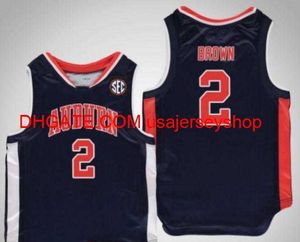 Vintage Tigers #2 Bryce Brown College Basketball-Trikot Gr￶￟e S-4xl 5xl Custom alle Namensnummer Jersey