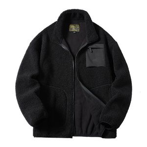 Mens Jaquetas Unisex Cordeiro Lã Teddy Casaco Homens Mulheres Cashmere Fleece Jaqueta Adolescente Casal Roupas Quentes Menino Meninas Varsity Techwear Primavera 230203