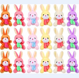 2023 Новые пасхальные кроличьи плюшевые животные игрушки 4 -дюймовые плюшевые игрушки для кроликов мягкие кролики куклы