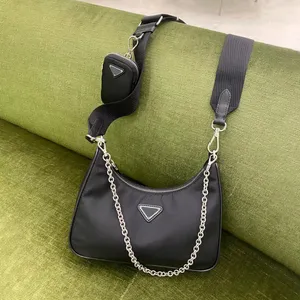 fashion Sale 3 piece Re-Edition 2005 crossbody bags totes mans womens cleo handbags travel nylon hobo bag leather high quality handbag shoulder wholesale 2000 purse