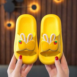 Slipper Children Bathroom Girls Home Cartoon Non-slip Indoor House Slippers Boy Kids Teenagers Summer Family Shoes Adult