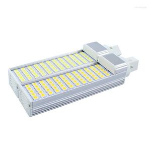 Lampada 14W 60 SMD PL Light E27 / G24 Lampadina per illuminazione orizzontale Bianco caldo / Bianco freddo AC85-265V 2pc Nave libera