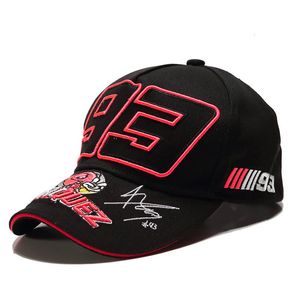 Top Caps Varış Erkek Kadın Beyzbol Kapağı Moto GP Araba Yarışı Hip Hop Gündelik Siyah Kırmızı Trucker Dad Hat Gorras EP0134 230202