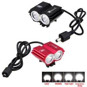 S Bike 7000lm LED -ljus LED -lampa Ficklampan Uppladdningsbar Battery Mountain Bicicleta Cykel Acessorier 0202