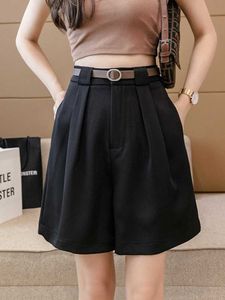 Women's Shorts Women Summer Casual New 2022 Fashion Korean Style Streetwear All-match Loose High Waist Ladies Short Tailored Pants Y2302