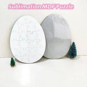 Favor Gift Party Wood Sublimation Egg Puzzle Blank Custom Jigsaw MDF DIY Easter Puzzles S 2024