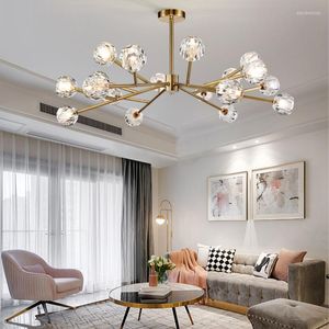 Żyrandole nowoczesne lampy wiszące żyrandol lampa sufitowa lampa jadalnia sypialnia kryształowy luksusowe oprawę oświetleniową