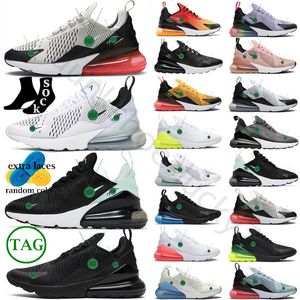 Clássico Preto Branco max 270 Sapatos Masculino Dusty Cactus Tennis Runner Tênis 270s Cactus Light Bone Be True Barely Rose Volt Feminino Treinador de Malha Respirável Designers