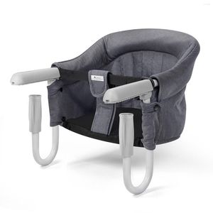 Chair Covers 4 Colors Portable Baby Desk Fold-able Children's Travel High With Mesh Backrest For Dining Table