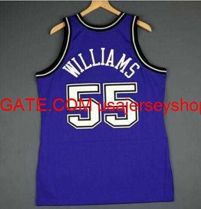 Özel Erkek Gençlik Kadınlar Vintage Jason Williams Mitchell Ness 98 99 Kolej Basketbol Forması Boyut S-4XL 5XL veya Özel herhangi bir isim veya numara forması