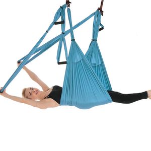 Resistance Bands Antigravity Yoga Hammock Swing Parachute Gym Hanging Outdoor Leisure Decompression AntiGravity Sling 230203