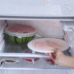 Pokrycie ochrony żywności w kuchni 3 -częściowy zestaw membrany uszczelniający Elastyczna elastyczna pokrywka warzywna i owocowa