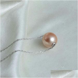 Pearl 20Pcs Freshwater Edison 911Mm Dyed Color Big Round And 2 Floating Necklaces Drop Delivery Jewelry Dhbvm