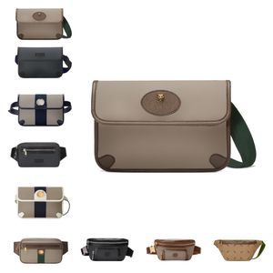 mens retro nylon verde fita marmont mulheres bolsa de mão designer embreagem ombro Ophidia fanny packs saco de luxo cinto de couro genuíno esporte cross body totes sacos de cintura