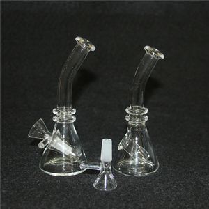 Percolator Glass Bongs Hookahs Mini Water Pipe 10mm Female Joint Small Oil Dab Rigs Bubbler Pipes With Bowl eller Banger