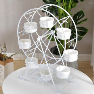 Bakeware Tools Decoration Metal Storage Rack Ferris Wheel Cupcake Holder Wedding Birthday Pesty Cake Stand Display