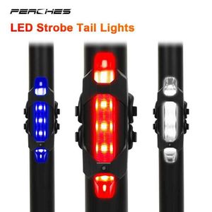 Lights USB Rechargeable Rear Light Waterproof Mountain Warning Cycling Taillight Electric Scooter Bike Headlight Tail Lamp 0202