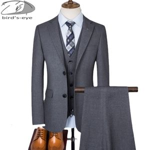 Mens Suits Blazers 8xl Jacket Pants Vest Wedding Men Dress Korean Slims Business 3 Pieces Set Formal Tuxedo Groom 230203