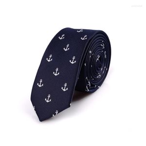 Bow Ties 5CM Polyester Skull For Men Narrow Navy Necktie Anchor Bicycle Floral Novelty Cravat Halloween Festival Party Shirt Gravata