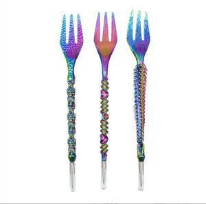 Smoking Pipes Hookah fork metal texture fork perforated tin paper needle hookah accessories