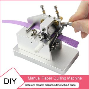 Qihang top Paper Flower Making Tools DIY Paper Quilling Machine Manual Paper Art Tassel Machine Color Paper Cutting Roll Machine 3D Paper