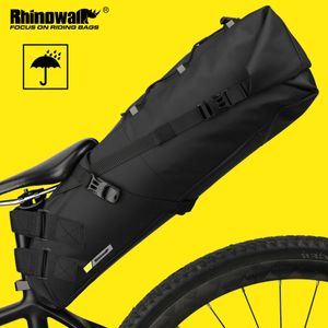 Panniers s Rhinowalk Waterproof Bicycle Saddle MTB Road Bike Large Capacity 2.5L-13L Cycling Foldabe Tail Rear Bag Trunk 0201