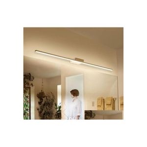 Pendant Lamps Black/White 400/600/800/1000/1200Mm Led Bathroom Mirror Lights Modern Makeup Dressing Lamp Drop Delivery Lighting Indoo Dhfvx