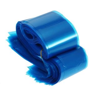 Tattoo Guns Kits 100Pcs Clip Cord Sleeves Bags Disposable Covers For Machine Plastic Blue