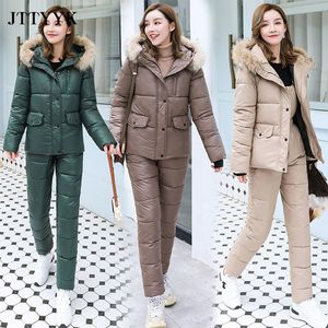 Rompers Women's Jumpsuits Rompers Winter Jumpsuit Women Overalls Bodysuit Jacket Parka Outdoor Snow Suits Ski Jumpsuit Skiing Pant Sets Tr