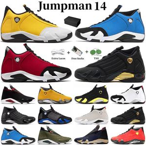 med Box Jumpman 14 14s m￤n basketskor ingef￤ra godis cane vinteriserad gym r￶d bl￥ ￶ken sand definierande ￶gonblick hyper kungliga m￤n utomhus sport sneakers sko 40-47