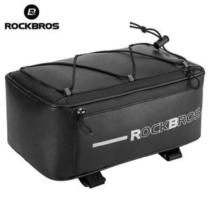 Panniers ROCKBROS Bicycle Bags Waterproof 4L Cycling Travel Trunk Bag Seat Saddle Pannier MTB Electric Bike Reflective Luggage Carrier 0201