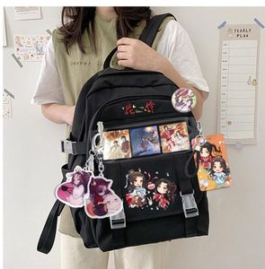 Zaino Wei Wu Xian Xie Lian Borse da scuola per ragazze Grande borsa da libro casual Kawaii Zaino da viaggio impermeabile