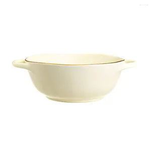 Baking Tools Ceramic Pasta Bowls Dish Bowl Mixing Dishes Spaghetti Creme Pie Cer Fruit Bakeware White Brulee Porcelain Plates Ramekins
