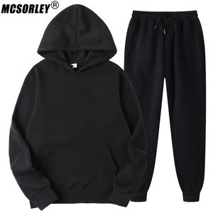 Herren Tracksuits Autumn Hoodie Sets Männer Mode Hoodies Schwarze Marke Casual Jogger Anzug Tracksuit Sweatshirt Frau Pullover Chandals Hombre 230203