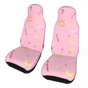 Car Seat Covers Pink Moon And Stars Universal Cover Protector Interior Accessories AUTOYOUTH Cushion Polyester Fishing