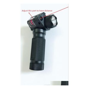 Flashlights Top Vertical Foregrip Strobe Flashlight Add Red Dot Laser Sight For Rifle Drop Delivery Tactical Gear Accessories Dhplh