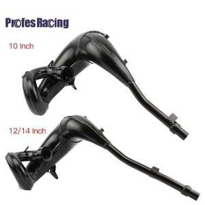 Silenziatore per tubo di scarico per moto nero adatto per parti di bici da bicicletta 50 Junior Senior Mini SX PRO LC SILVER