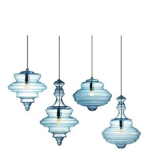 Lampy wiszące nordyckie design high-end kreatywny żyrandol kryształowy szklany połysk E27 salon kawiarnia bar Deco oświetlenie