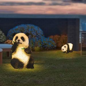 Outdoor Lawn Lamp Garden Decoration Landscape Solar Energy Animal Like Panda