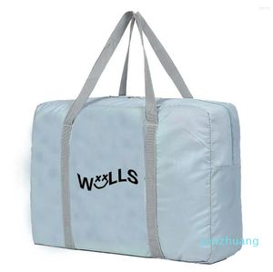 Duffel V￤skor Travel Bag Nylon Foldbar bagage Kvinnor Vattent￤ta tillbeh￶r Kl￤dlagring unisex handv￤skor stor kapacitet 612