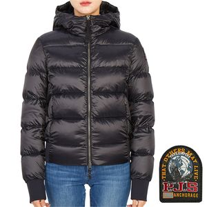 Women Downs Hooded Parkas Kurtka para zima płaszcz zewnętrzny czarny kaczka