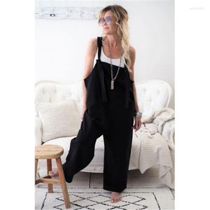 Women's Pants Fashion STOCK Women Dungarees Harem Strap Pant Loose Jumpsuit Baggy Trousers Overalls