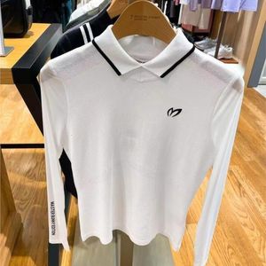 Outdoor-T-Shirts im Angebot!Golf Sommer Damen Sonnenschutz Langarmshirt Eisseide T-Shirt leichter elastischer Pullover 230203