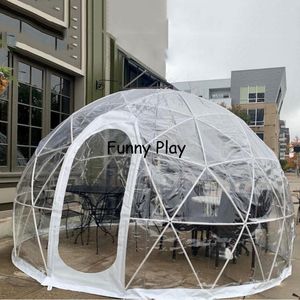 Tenten en schuilplaatsen transparant bubble huis buitenboomt tent voor camping PVC Dome Lawn Clear Igloo Coffe Restaurant