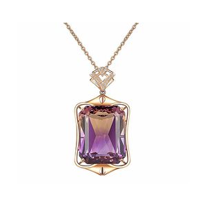 Anhänger Halsketten Kristall Halskette Vintage Ethnische Halsreifen Für Frauen Mädchen Geschenk Party Schmuck Großhandel Amethyst Anhänger Luckyhat Dr Dhgk1