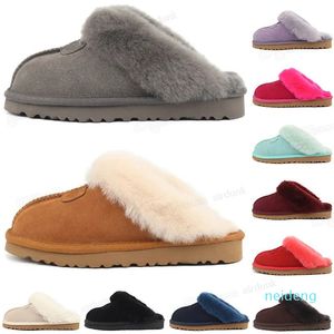 Designer - Classic Warm slippers fur design AUS 51250 goat skin sheepskin snow boots winter Cotton Slippers ladies girls shoe Size 35-45